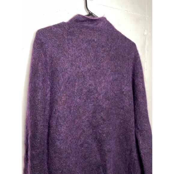 Eileen Fisher Womens Cowl Mock Neck Wool Mohair Blend Sweater Size Small - Picture 9 of 9